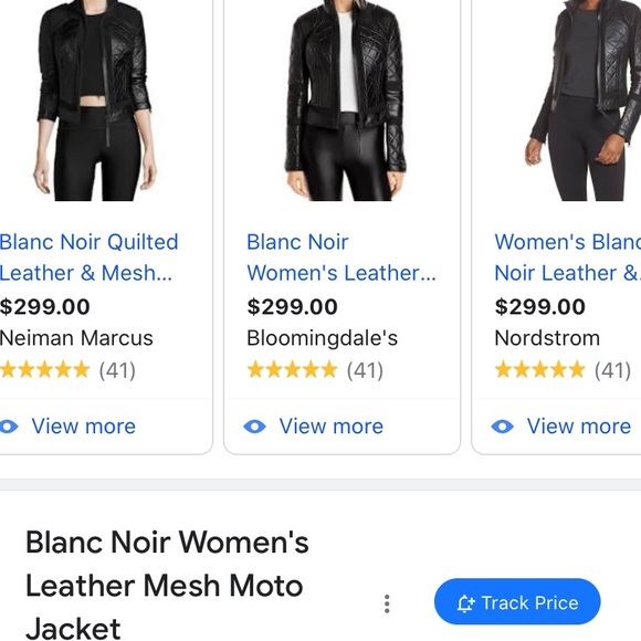 Blanc Noir Motto leather jacket - Picture 2 of 12